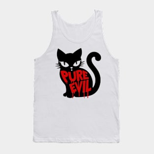 Purr Evil (Pure Evil) Black Cat Tank Top